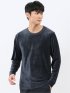 【WEB限定】CERONIAS ストレッチコール クルーネック長袖Tシャツ