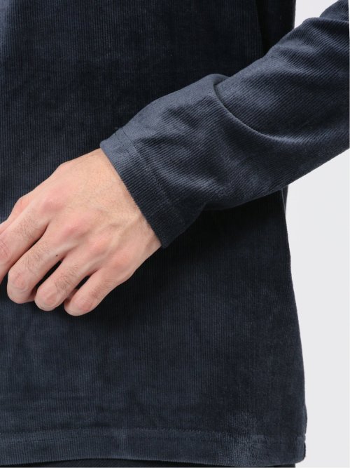 【WEB限定】CERONIAS ストレッチコール クルーネック長袖Tシャツ