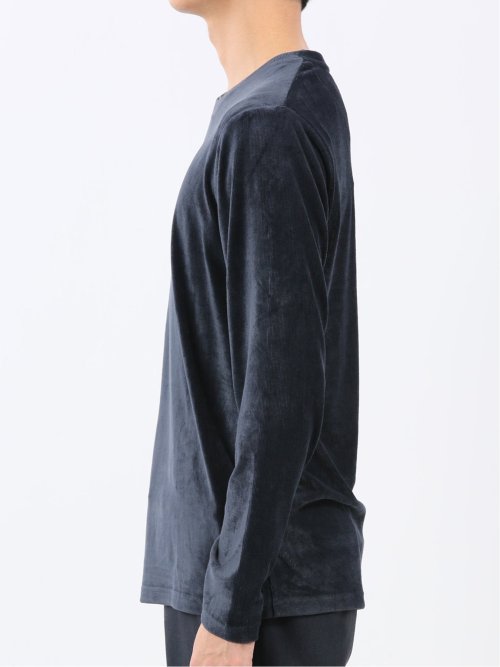 【WEB限定】CERONIAS ストレッチコール クルーネック長袖Tシャツ