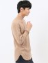 【WEB限定】KAITEKI+ ストレッチワッフル モックネック長袖Tシャツ