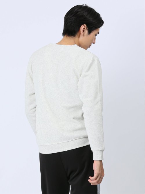 【WEB限定】ファーストダウン/FIRST DOWN パイル裏起毛プリント クルートレーナー