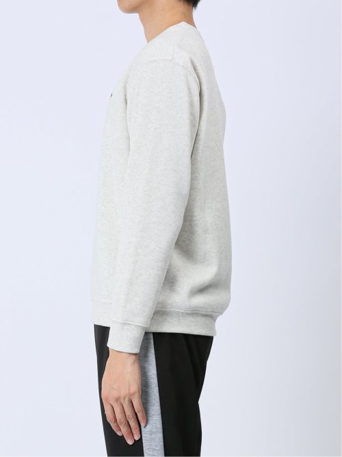 【WEB限定】ファーストダウン/FIRST DOWN パイル裏起毛プリント クルートレーナー