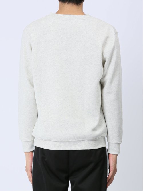 【WEB限定】ファーストダウン/FIRST DOWN パイル裏起毛プリント クルートレーナー