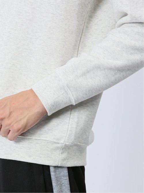 【WEB限定】ファーストダウン/FIRST DOWN パイル裏起毛プリント クルートレーナー