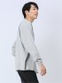 【WEB限定】ミンズクローゼット/mihns closet モノトーンプリント クルー長袖Tシャツ