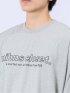 【WEB限定】ミンズクローゼット/mihns closet モノトーンプリント クルー長袖Tシャツ