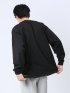 【WEB限定】ミンズクローゼット/mihns closet カラープリント クルー長袖Tシャツ