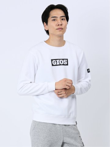 【WEB限定】ジオス/GIOS 裏起毛ボックスロゴ クルートレーナー