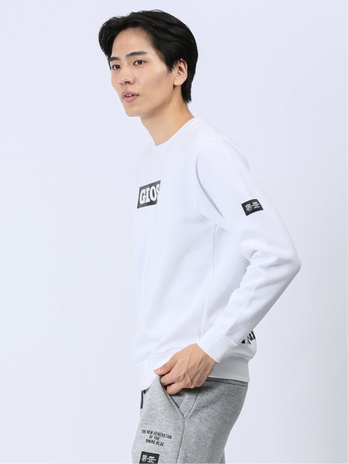 【WEB限定】ジオス/GIOS 裏起毛ボックスロゴ クルートレーナー