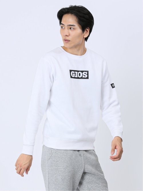 【WEB限定】ジオス/GIOS 裏起毛ボックスロゴ クルートレーナー