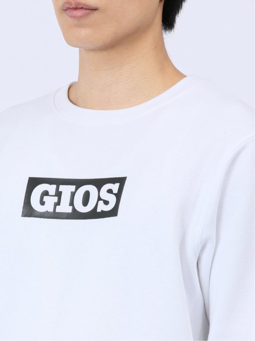 【WEB限定】ジオス/GIOS 裏起毛ボックスロゴ クルートレーナー