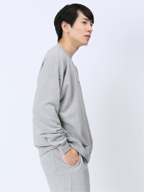 【WEB限定】ミンズクローゼット/mihns closet ロゴ クルートレーナー(セットアップ可能)