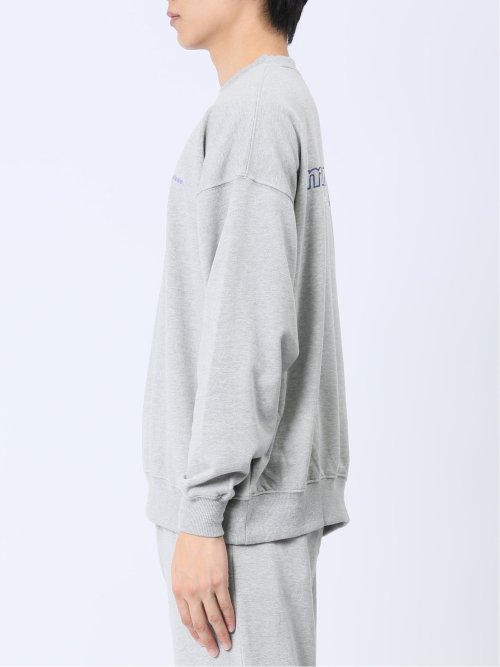 【WEB限定】ミンズクローゼット/mihns closet ロゴ クルートレーナー(セットアップ可能)