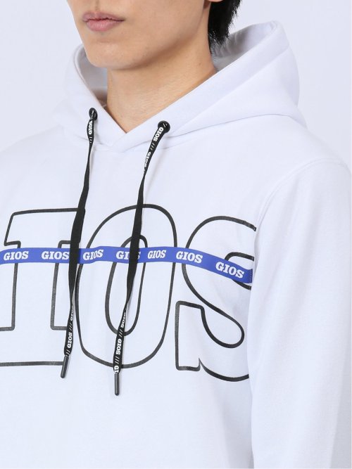 【WEB限定】ジオス/GIOS 裏起毛ロゴ フーディー