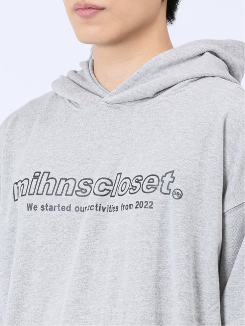【WEB限定】ミンズクローゼット/mihns closet ロゴ フーディー(セットアップ可能)