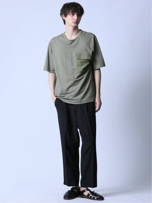 KAITEKI+ クルーネック半袖Tシャツ&タンクトップ アンサンブル