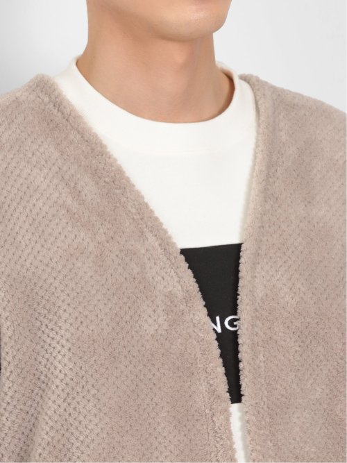 パイナップルボア トッパーカーディガン