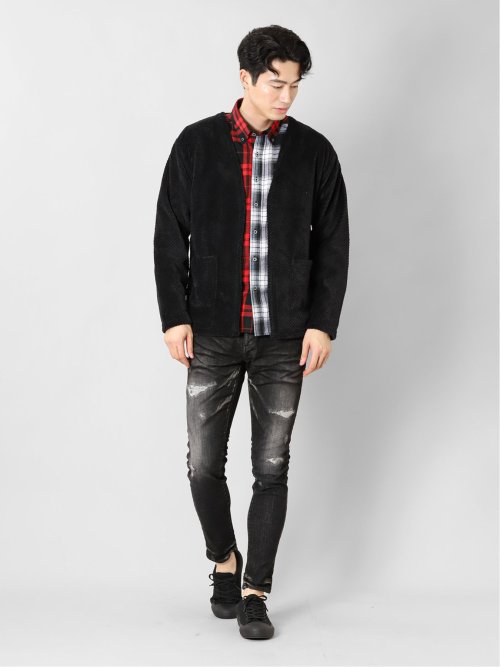 パイナップルボア トッパーカーディガン