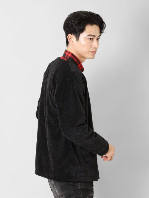 パイナップルボア トッパーカーディガン