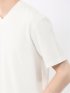 バイヤスジャガード Vネック半袖Tシャツ