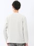 バーズアイジャガード クルーネック長袖Tシャツ