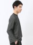 バーズアイジャガード クルーネック長袖Tシャツ