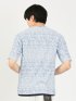 カスレプリント Vネック半袖Tシャツ