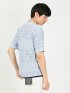 カスレプリント Vネック半袖Tシャツ
