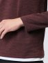 ストレッチポンチ フェイクキーネック長袖Tシャツ