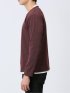 ストレッチポンチ フェイクキーネック長袖Tシャツ