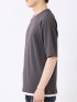 接触冷感 ストレッチ イージーケア ジャガード クルーネック 半袖 Tシャツ