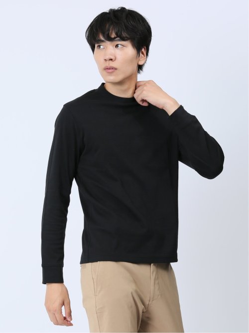 【DRESS T-SHIRT】超長綿 クルーネック長袖Tシャツ