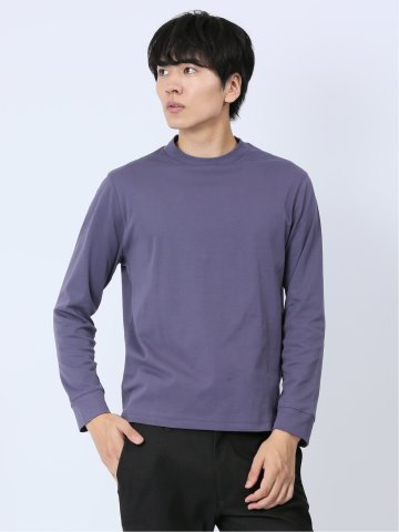 【DRESS T-SHIRT】超長綿 クルーネック長袖Tシャツ