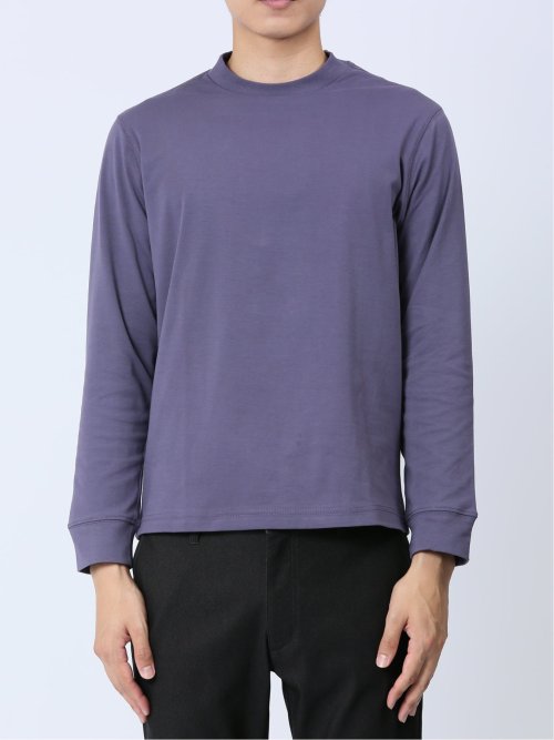 【DRESS T-SHIRT】超長綿 クルーネック長袖Tシャツ