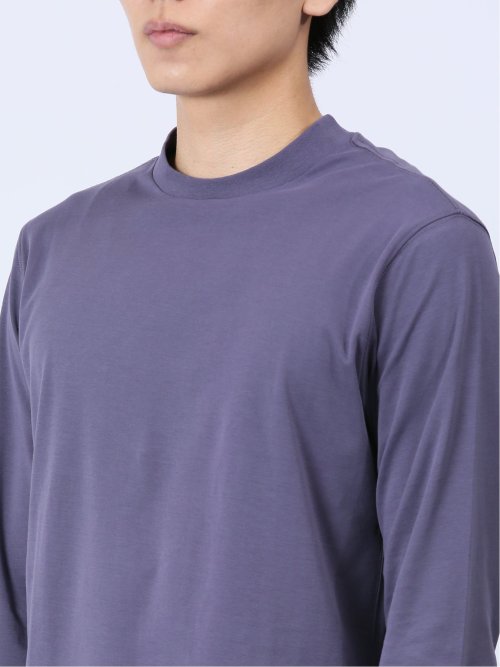 【DRESS T-SHIRT】超長綿 クルーネック長袖Tシャツ