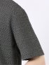 ストレッチ ブリスター 杢ジャガード クルーネック 半袖 Tシャツ