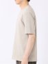ストレッチ ブリスター 杢ジャガード クルーネック 半袖 Tシャツ