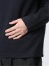ジオメトリックジャガード Vネック長袖Tシャツ