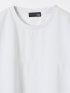 梨地 レイヤード風 クルーネック 半袖 Tシャツ メンズ