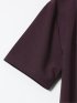 梨地 レイヤード風 クルーネック 半袖 Tシャツ メンズ