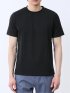 リンクス幾何学柄ジャガード クルーネック半袖Tシャツ