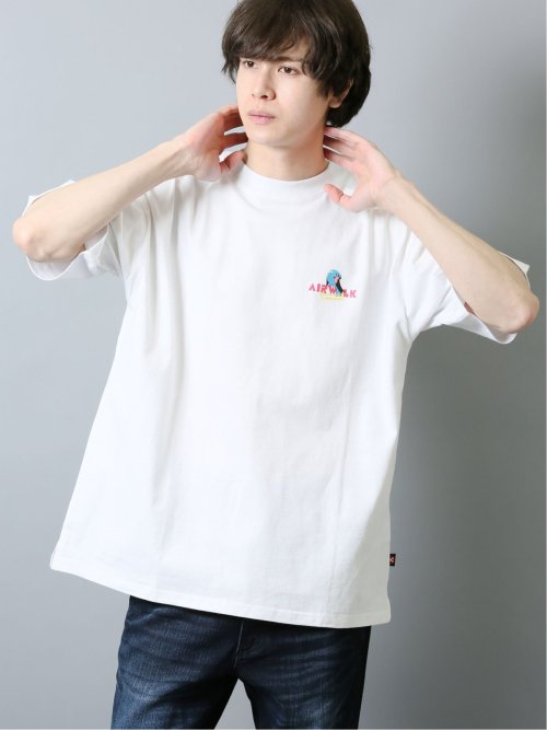 WEB限定】TOMOWAKA×AIRWALK 天竺クルーネック半袖Tシャツ(M 02