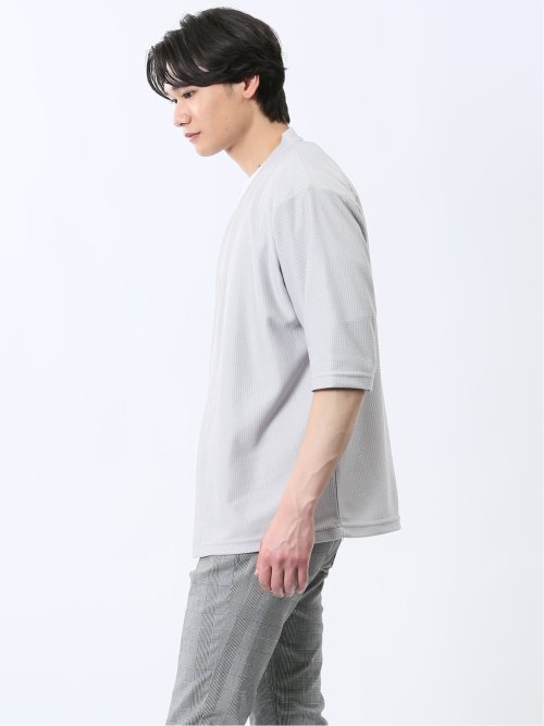 着流しカーデ7分&半袖Ｔシャツ アンサンブル