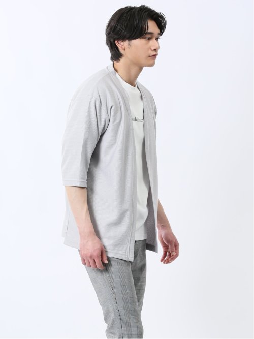 着流しカーデ7分&半袖Ｔシャツ アンサンブル