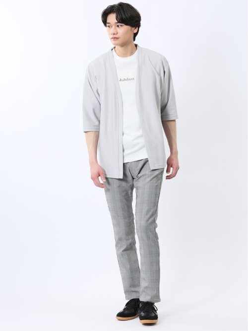 着流しカーデ7分&半袖Ｔシャツ アンサンブル