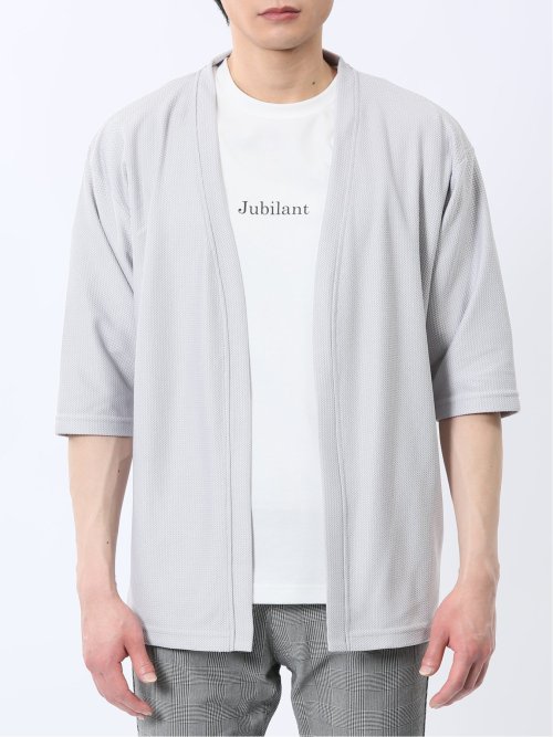 着流しカーデ7分&半袖Ｔシャツ アンサンブル