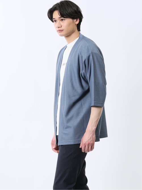 着流しカーデ7分&半袖Ｔシャツ アンサンブル