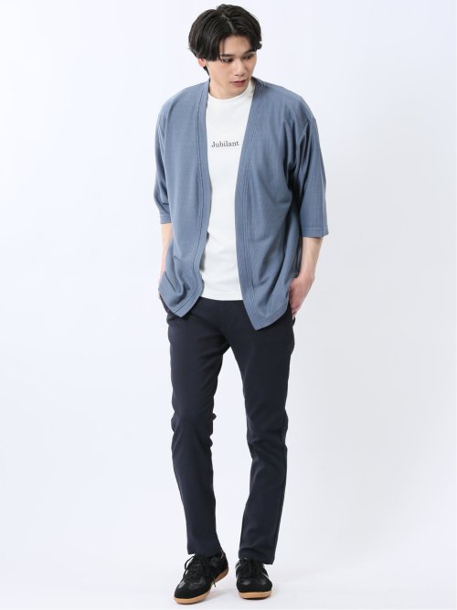 着流しカーデ7分&半袖Ｔシャツ アンサンブル