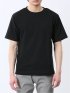 ジャガード クルーネック半袖Tシャツ