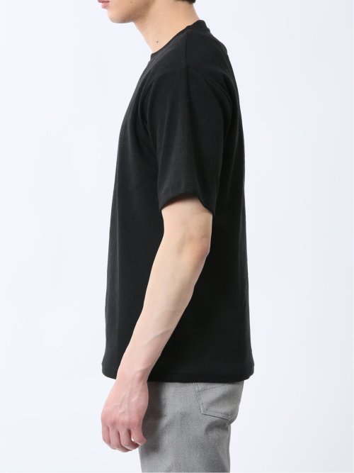 ジャガード クルーネック半袖Tシャツ